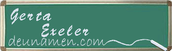 Gerta Exeler Visitenkarte